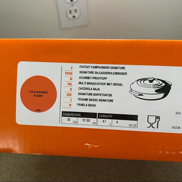Le Creuset new #32 5qt volcanic - Picture 6 of 12